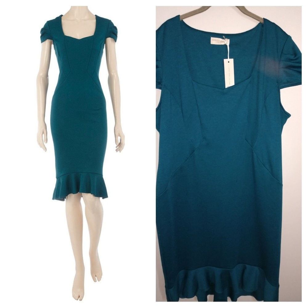 Dorothy Perkins Petrol Fishtail Dress
